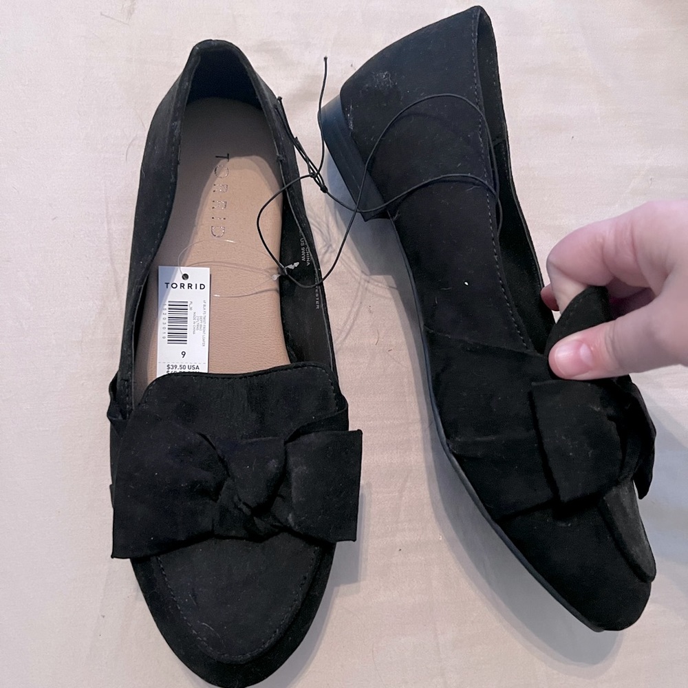NWT Torrid black loafers